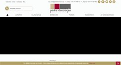 Desktop Screenshot of pedradecoracao.pt